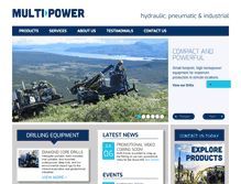 Tablet Screenshot of multipowerproducts.com